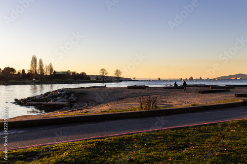 View from Sunset Beach Park, Vancouver, BC , Canada.