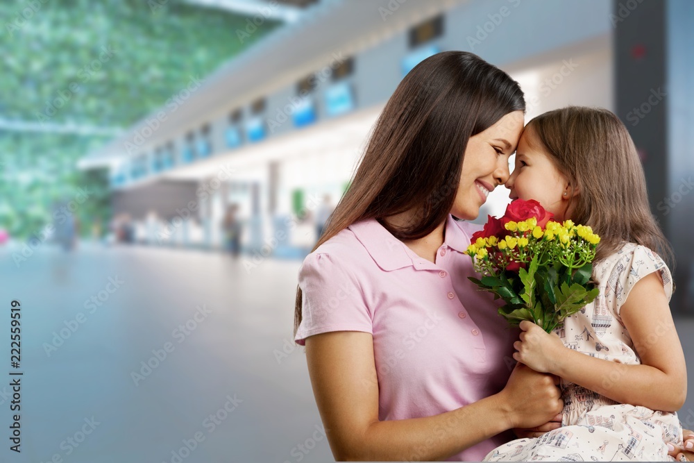 Happy Mother and daughter together Happy Mother and daughter together