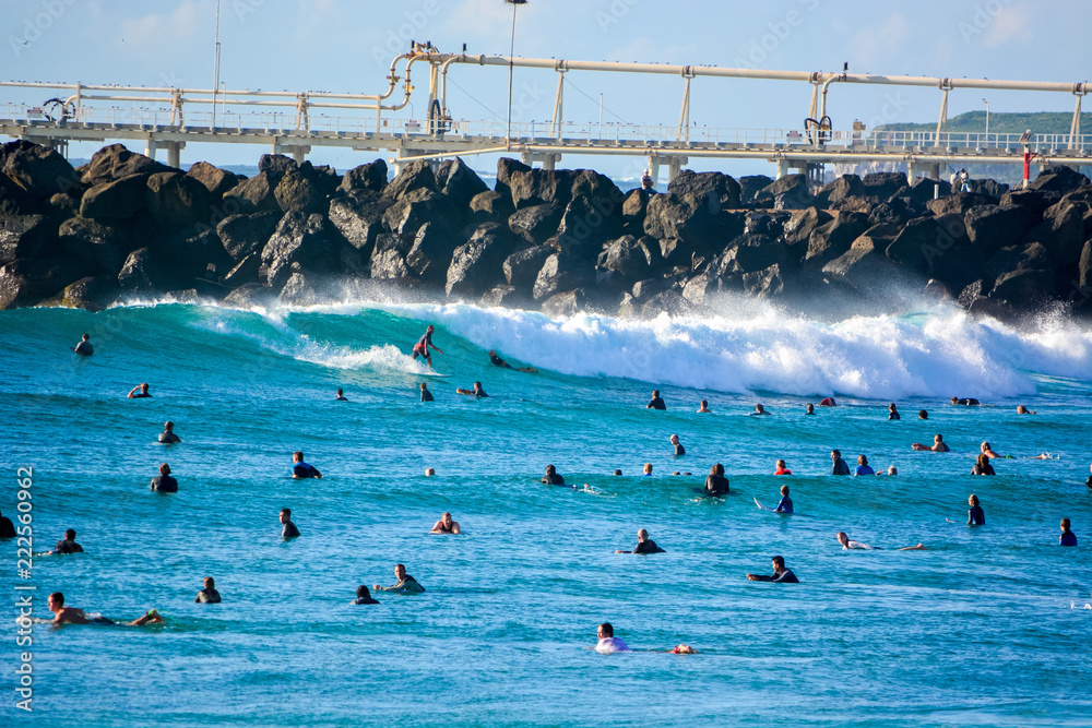 Photography Poster Gold Coast Duranbah Line Up | Wall Art