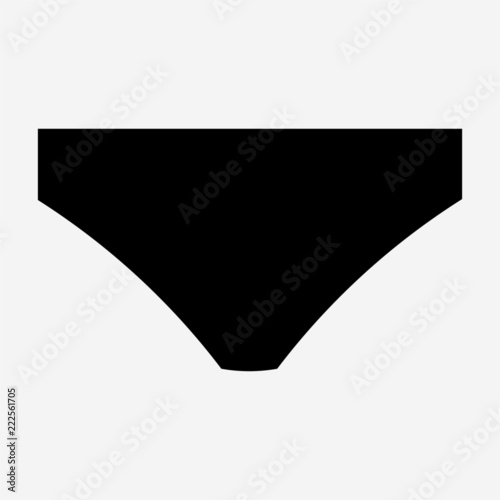 Glyph panties pixel perfect vector icon
