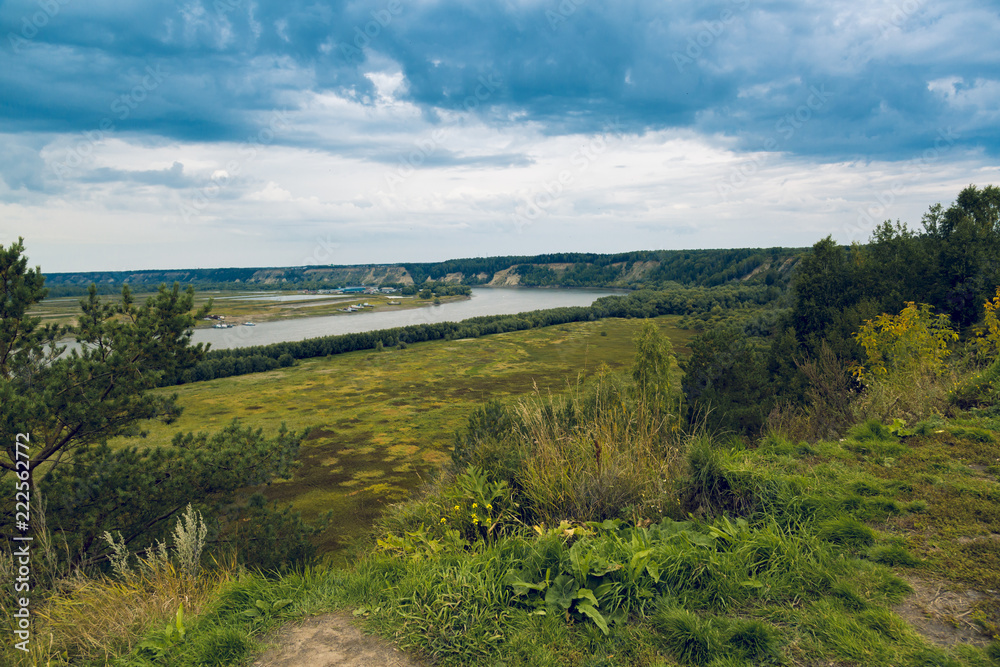 Autumn Landscape of the Irtysh River Delta Autumn Landscape of the Irtysh River Delta