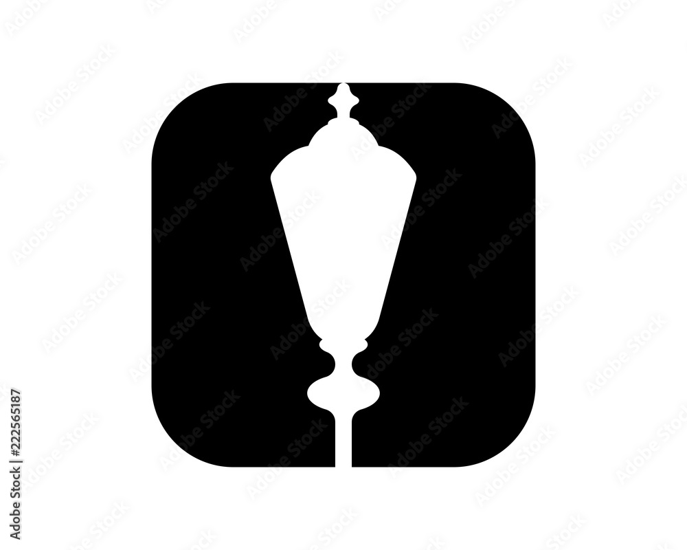 black lamp icon image vector icon logo symbol black lamp icon image vector icon logo symbol