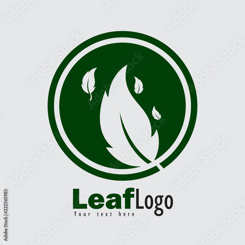 leaft logo vector illustration EPS 10