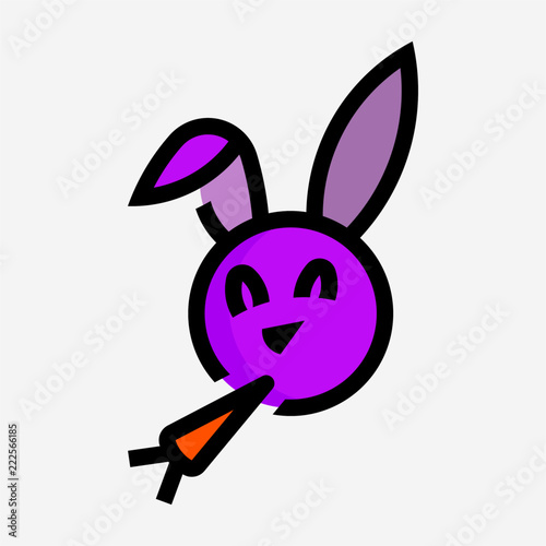 Coloured outline cartoon movie pixel perfect vector icon