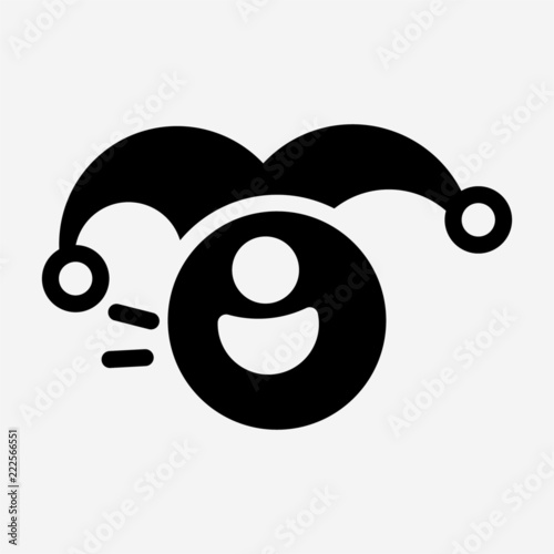 Glyph funny film pixel perfect vector icon