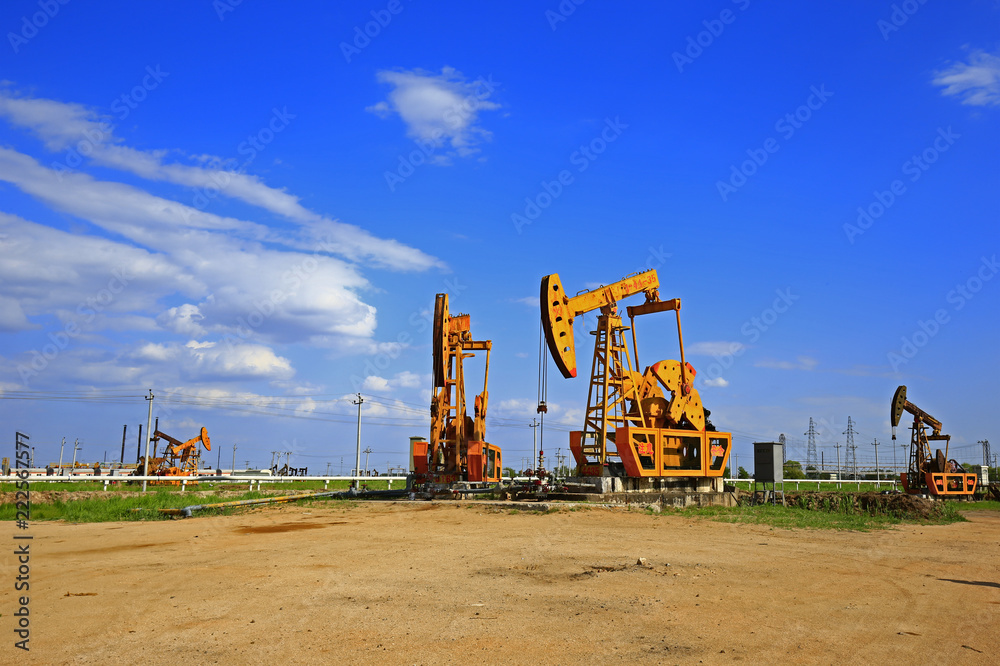 The oil pump, industrial equipment The oil pump, industrial equipment