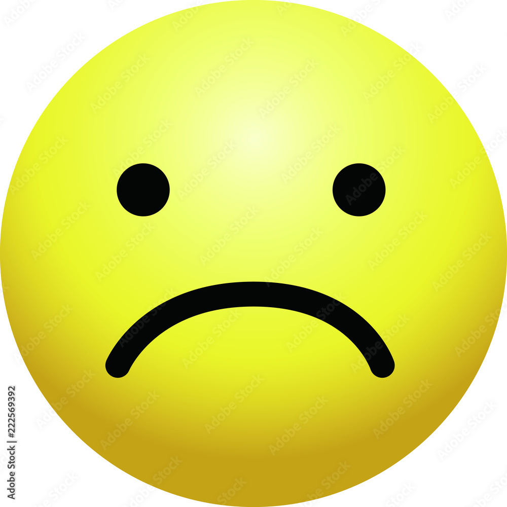 Fototapeta premium Cute emoticon icon