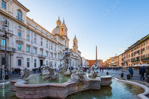 Piazza Navona square in Rome, Italy