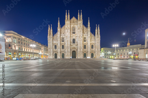 Milan Cathedral or Duomo of Milan in Milan, Italy © orpheus26