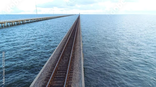 Railroad Tracks Lake Pontchartrain New Orleans