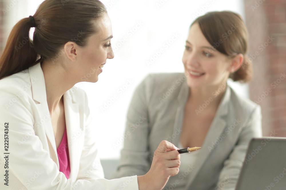 business partners work with the documentation