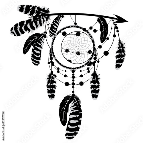 Dream catcher on arrow