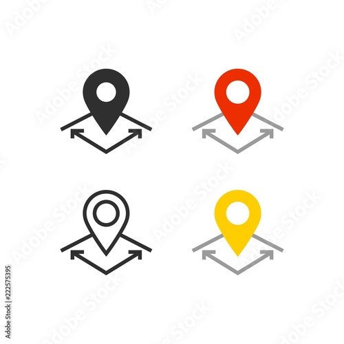 Fotografia Mark of the total area