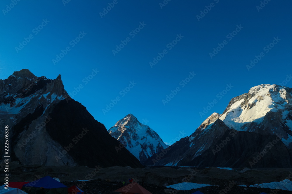 Fototapeta premium K2 Base Camp and Concordia trek in Pakistan Karakoram