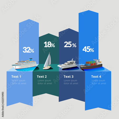 Water transport infographic