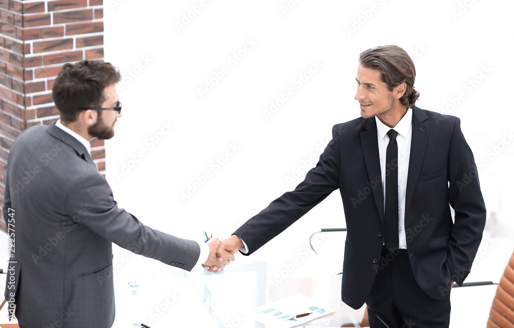 welcome and handshake of business partners welcome and handshake of business partners