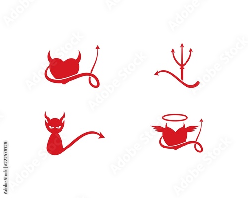 Devil logo vector