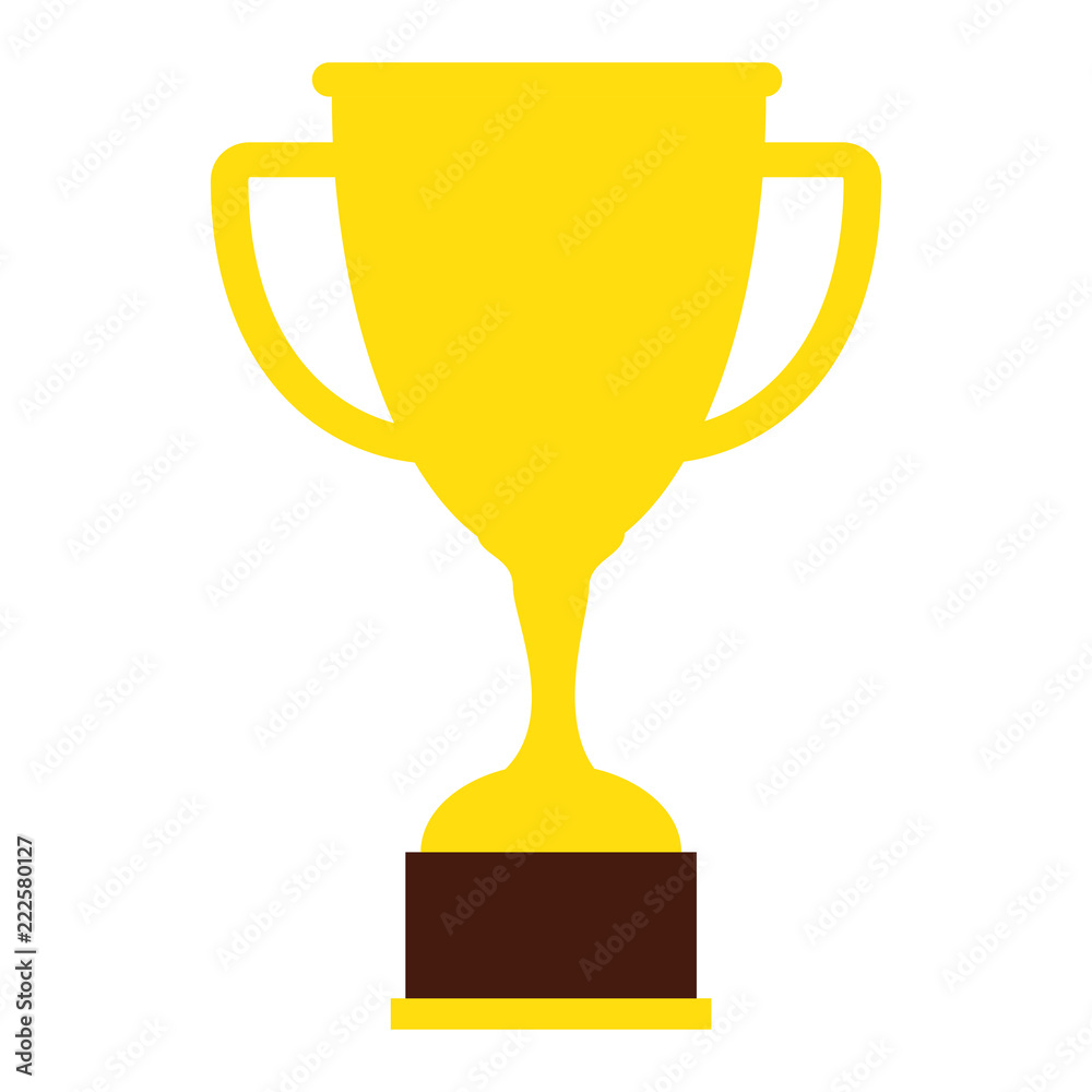 trophy cup isolated icon trophy cup isolated icon