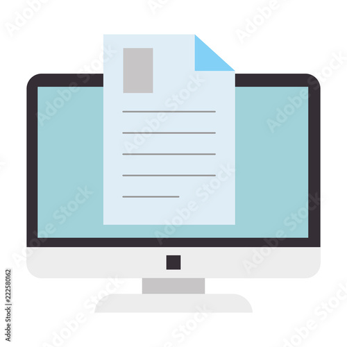 electronic document with computer
