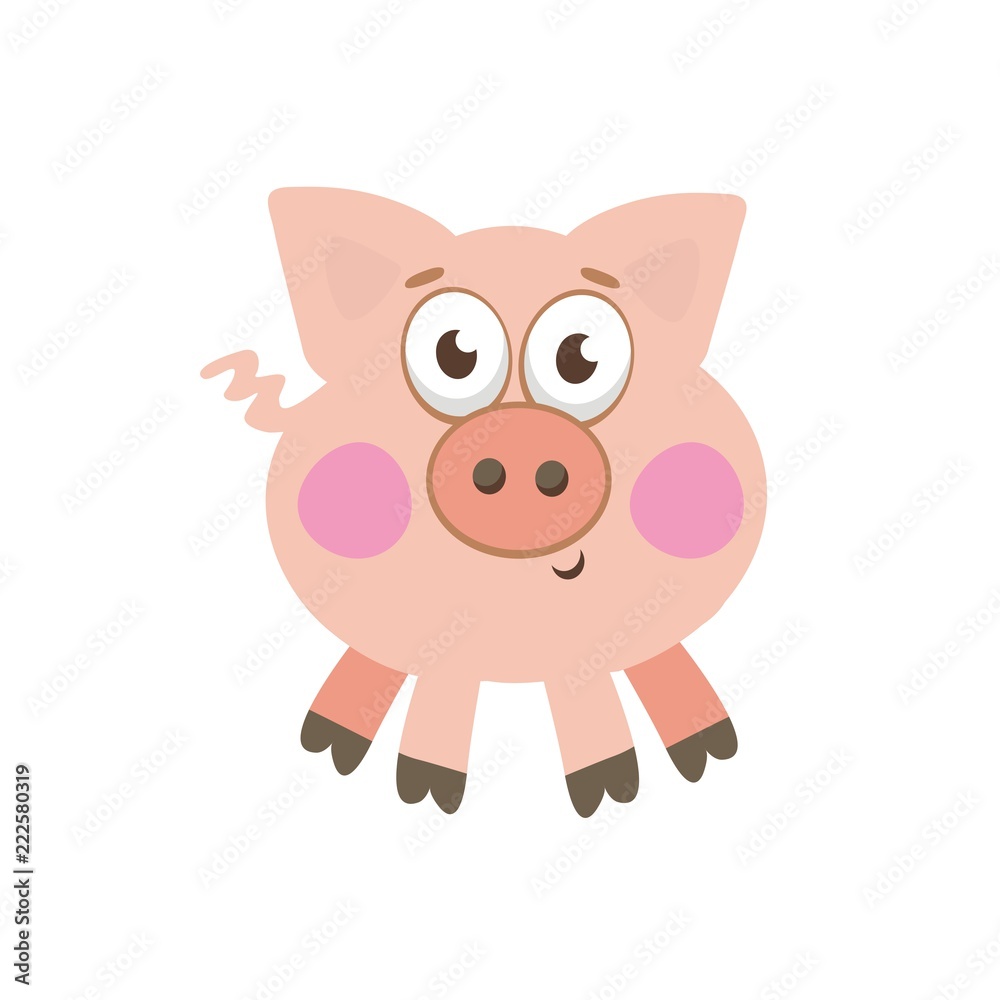 Obraz premium свинья