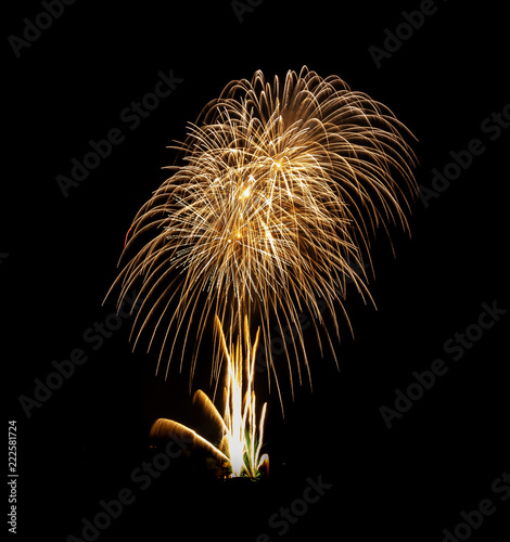 Color full fireworks, Fireworks, Fireworks on black background