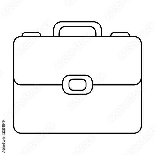 portfolio briefcase isolated icon