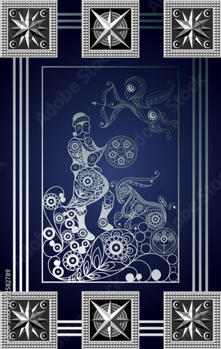 Graphical illustration of a Tarot card 4_2
