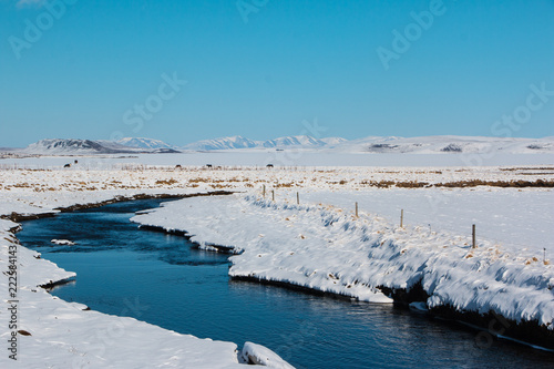 Landscape in northern iceland