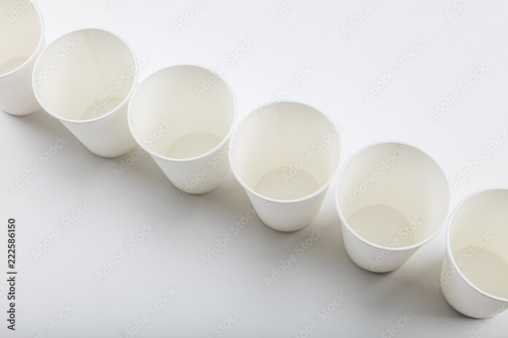white Paper cup white Paper cup