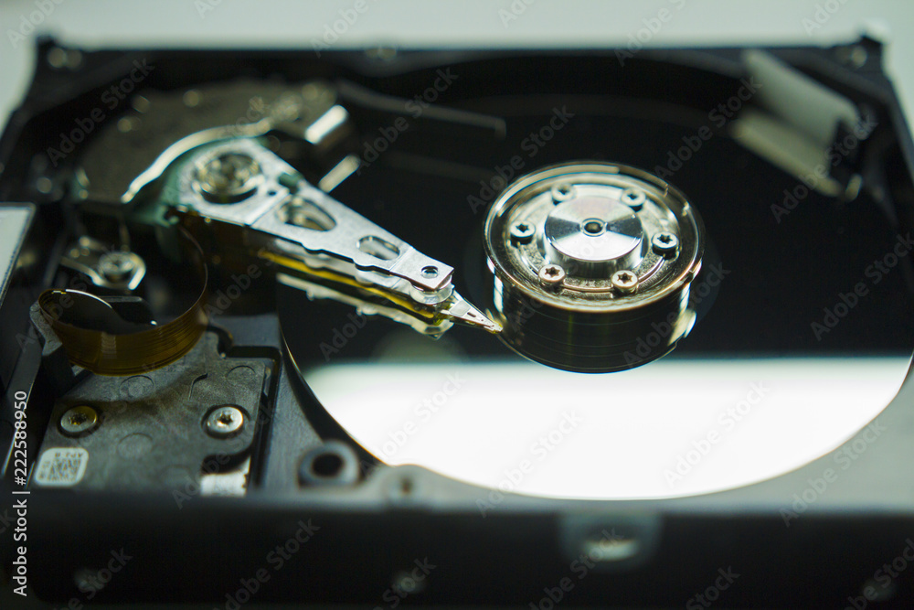 Hard Drive, Platter Of 3.5 Inch Desktop Computer Hard Drive Hard Drive, Platter Of 3.5 Inch Desktop Computer Hard Drive