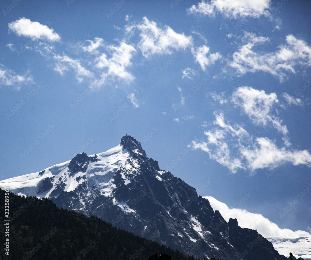 Aiguille du Midi - One of the towers at the ends of Mont Blanc