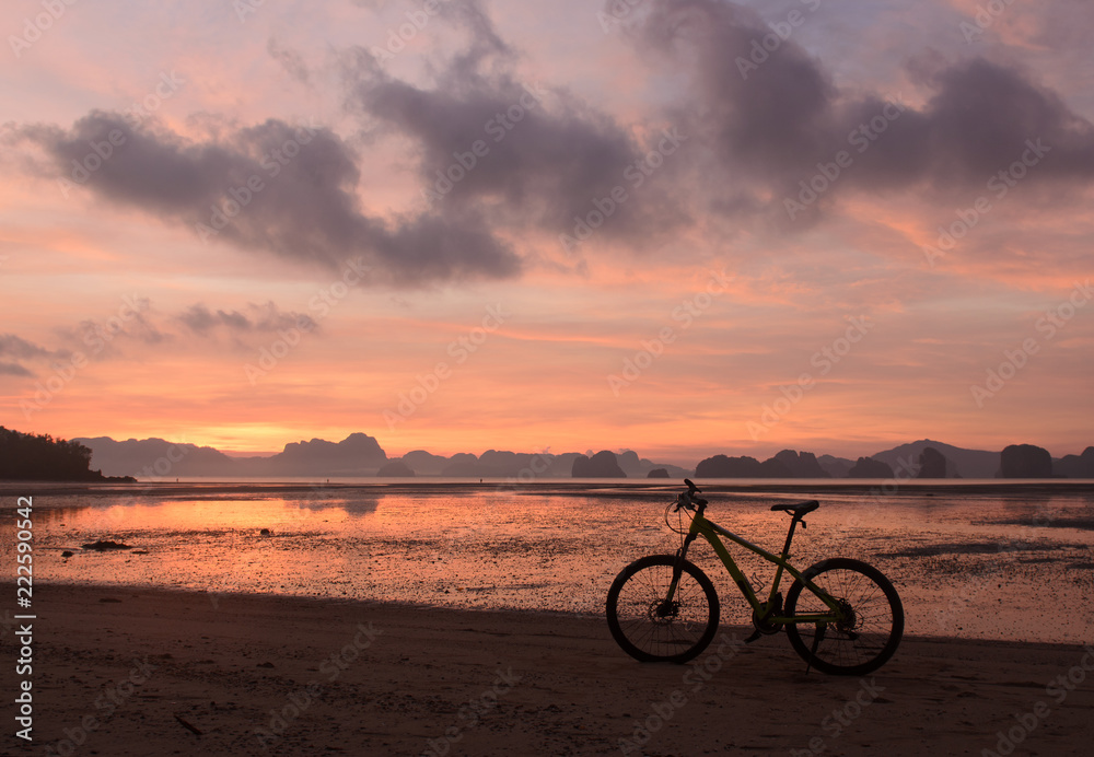 Bicycle on the beach