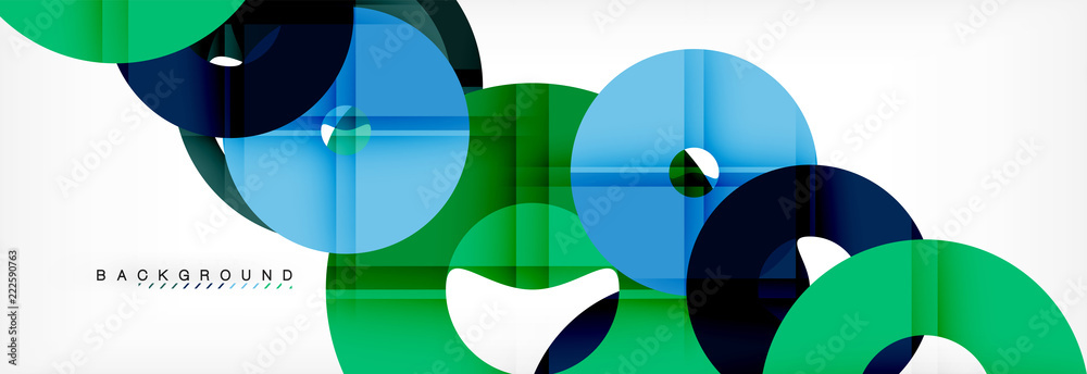 Fototapeta premium Modern geometrical abstract background