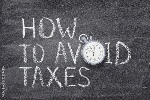 how to avoid taxes