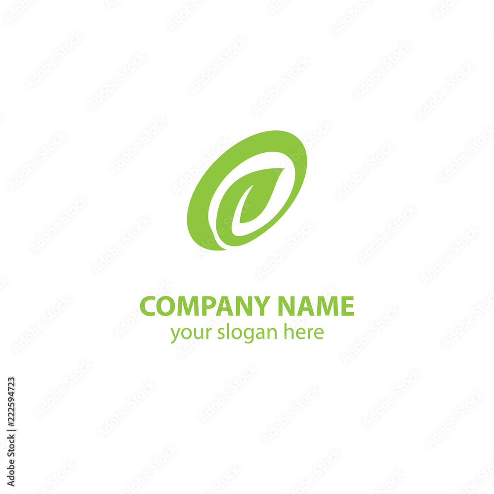 leaf nature logo design element leaf nature logo design element