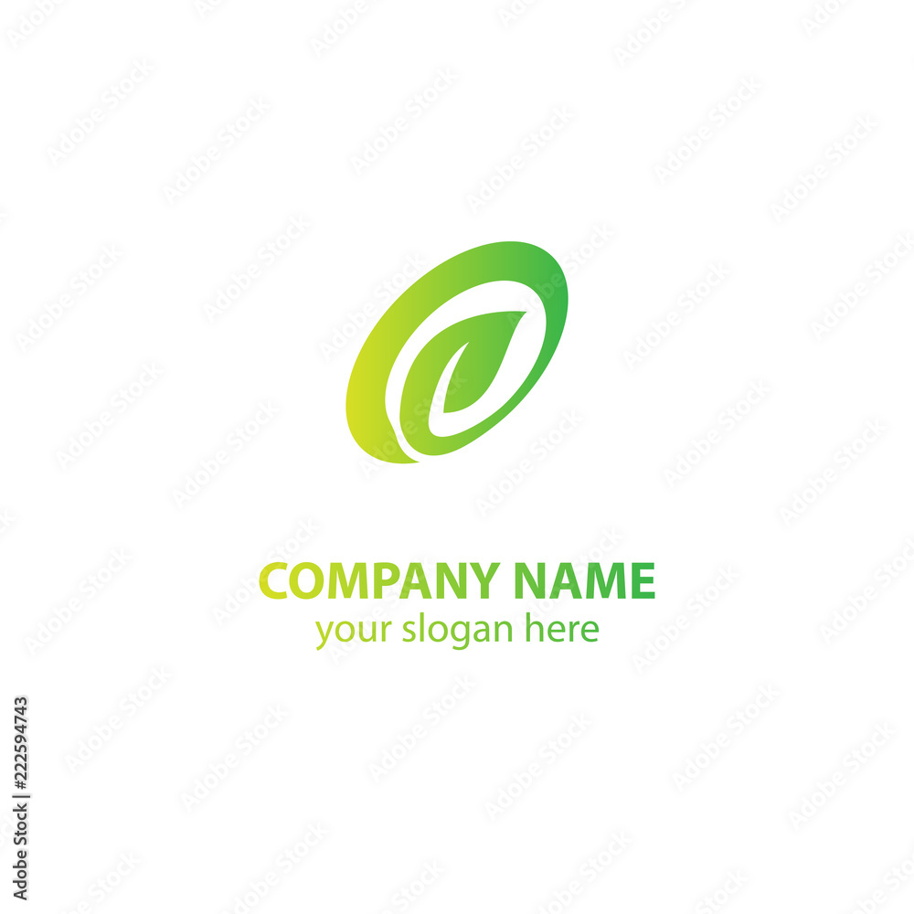 leaf nature logo design element leaf nature logo design element
