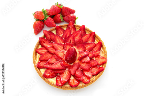 tarte aux fraises