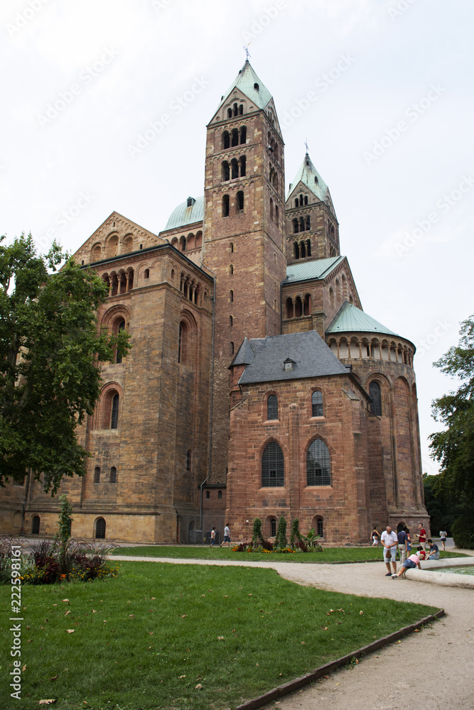 Speyer Cathedral at Speyer town in Rhineland Palatinate, Germany