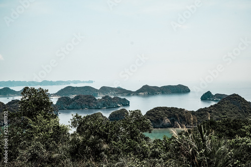 Baie d'Halong vue Vietnam