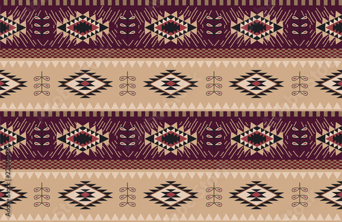 Abstract ethnic pattern. Background in navajo style photo