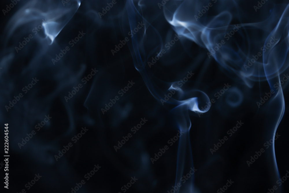 Fototapeta premium Abstract Smoke on Black Background