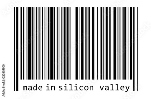 Made in Silicon Valley - bar code