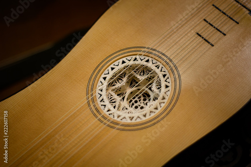 Lute - early music instrument in Brussels Belgium photo