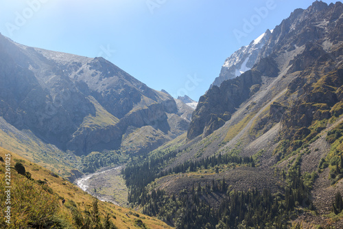 landscape in the mountains