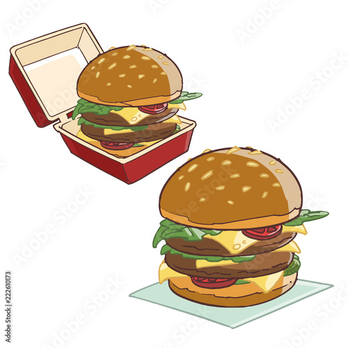 Hamburguesas con queso