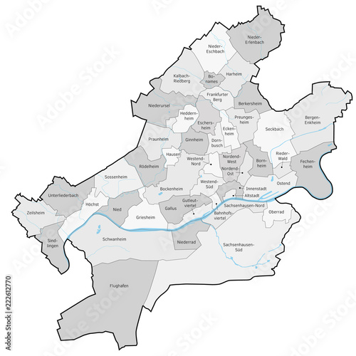 Frankfurt Stadtteile -