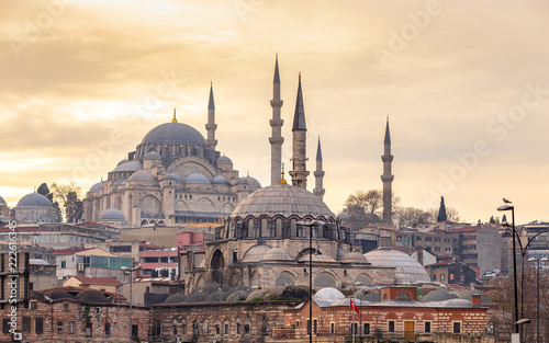 Suleymaniye Camii mosque, Istanbul, Turkey.