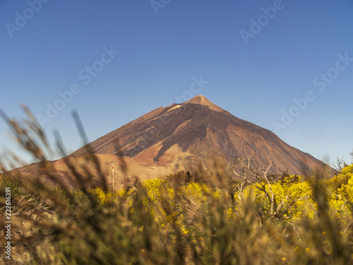 The volcano El Teide in Tenerife, Spain photo