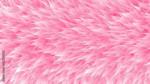 Pink fur illustration background