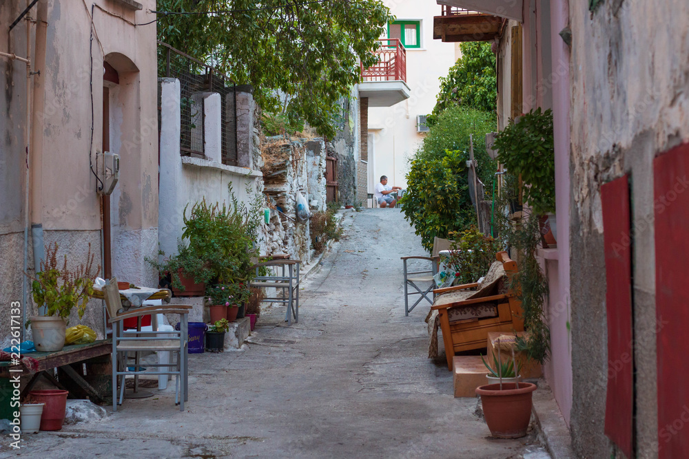 Obraz premium street in old town